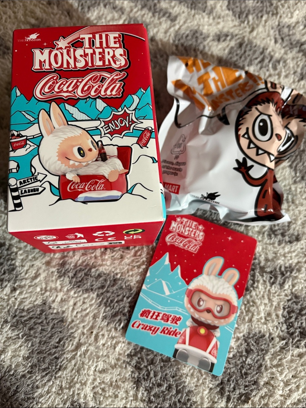 Pop Mart Coca-Cola The Monsters Collectible Crazy Ride Figure